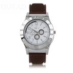 Electronic cigarette lighter watch USB rechargeable lighter multi-function watch silicone quartz watch fake three-eye watch