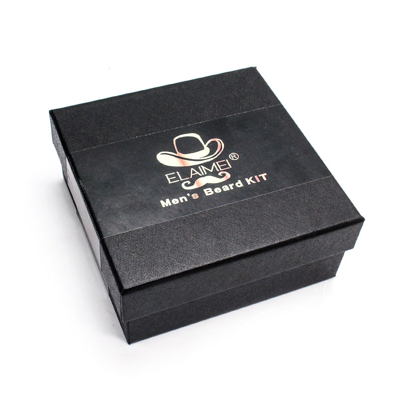 Elaimei Men's Beard Care Kit 6-Piece Set – Balm & Comb | Aladinae