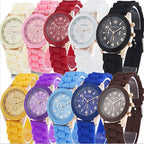 Kids' Silicone Watch - Candy Color, Geneva Style