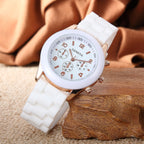 Kids' Silicone Watch - Candy Color, Geneva Style
