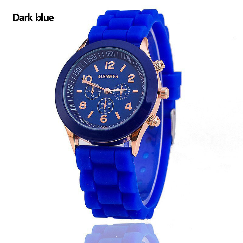 Kids' Silicone Watch - Candy Color, Geneva Style