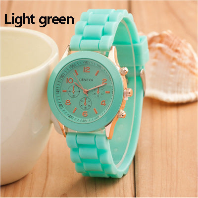 Kids' Silicone Watch - Candy Color, Geneva Style