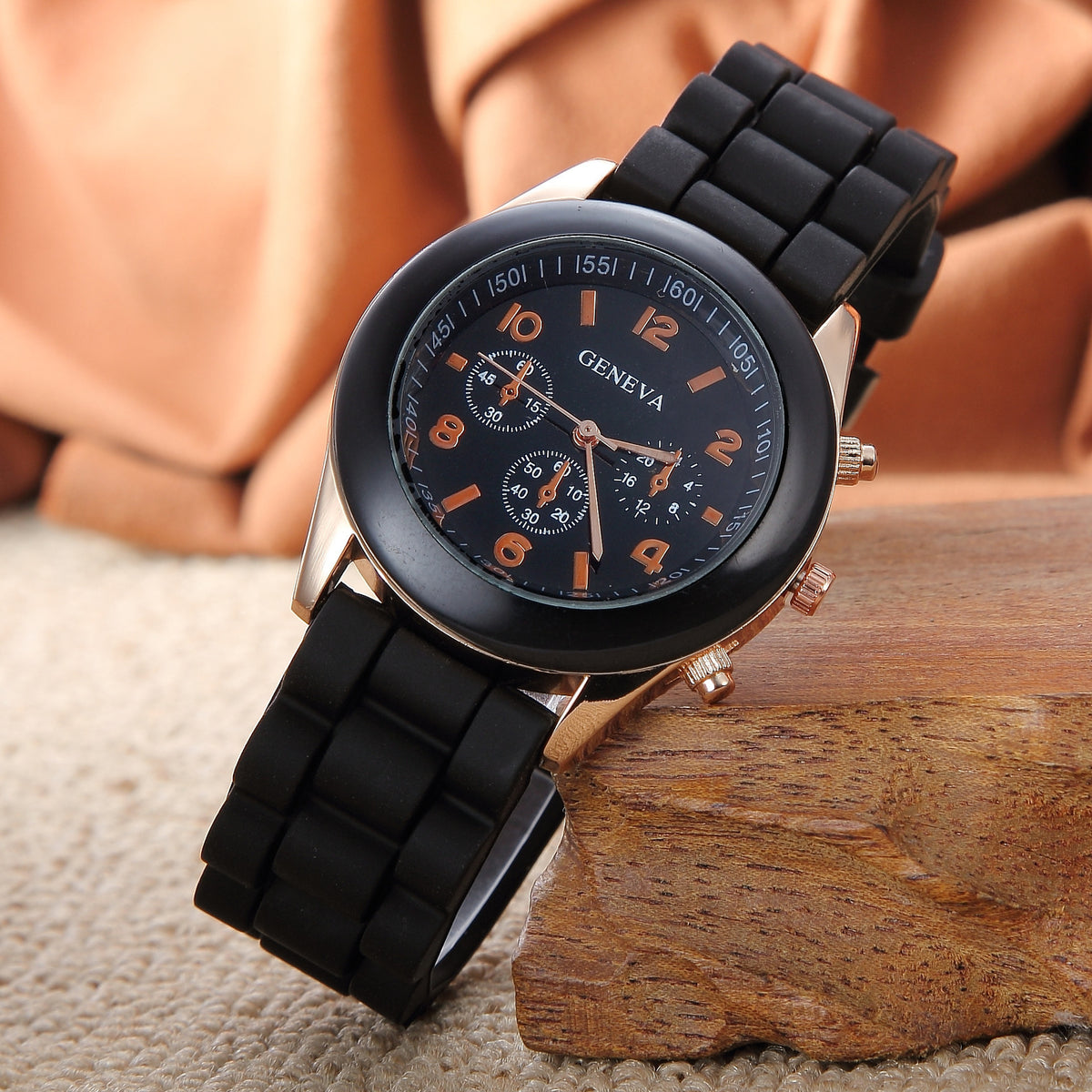Kids' Silicone Watch - Candy Color, Geneva Style
