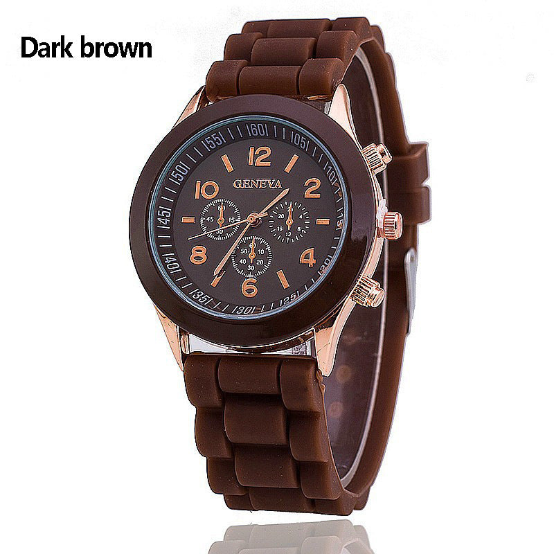 Kids' Silicone Watch - Candy Color, Geneva Style