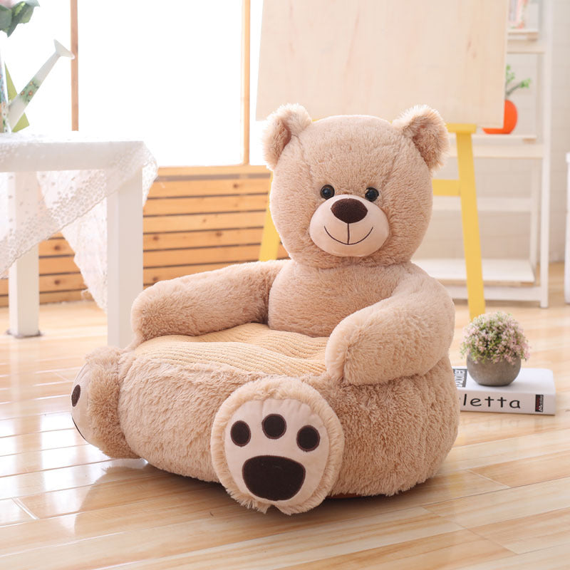 Children cartoon plush sofa creative cute panda tatami plush toy factory wholesale