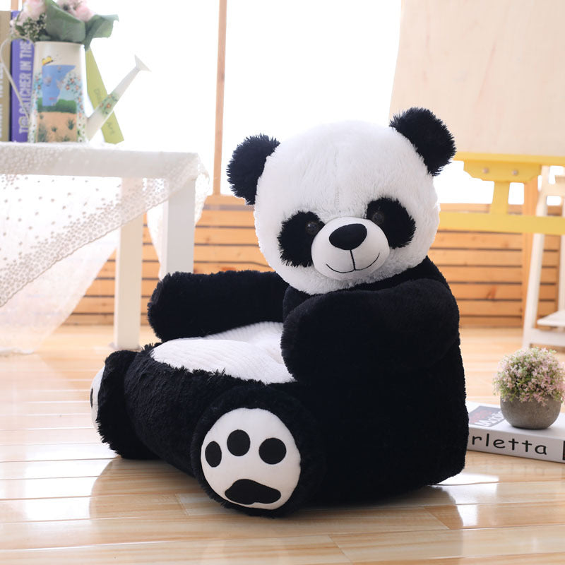 Children cartoon plush sofa creative cute panda tatami plush toy factory wholesale