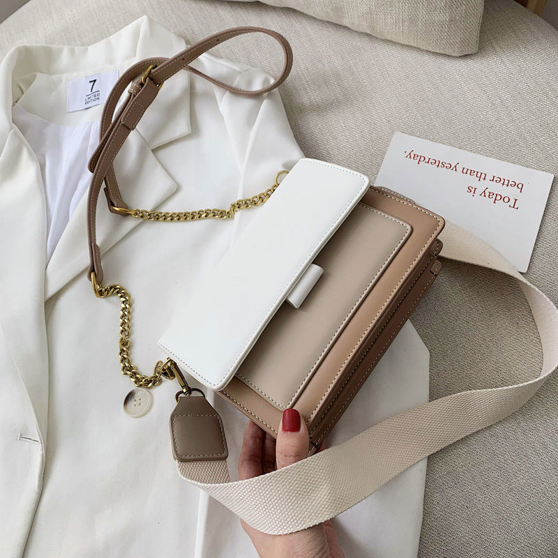 Sen small bag women 2019 summer new ins matcha green small square bag simple chain shoulder messenger bag
