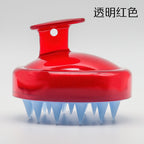 Silicone shampoo brush scalp massage brush shampoo comb adult shampoo massager Shun hair comb beauty tools