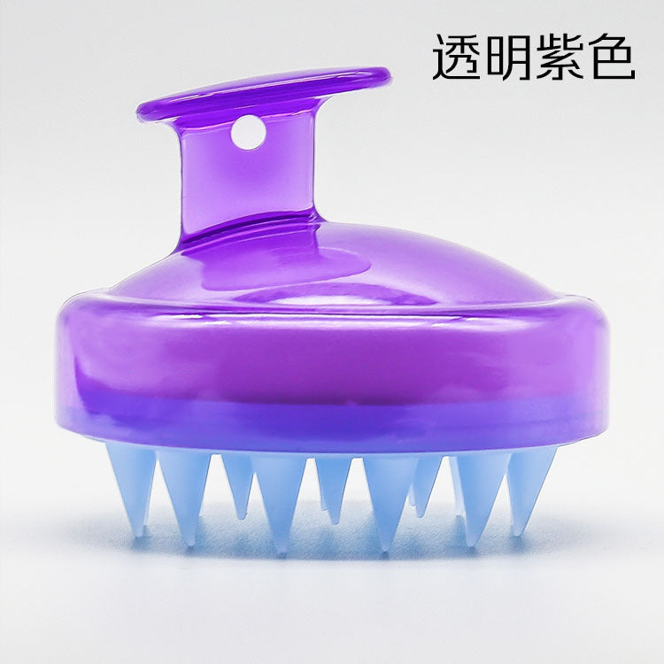 Silicone shampoo brush scalp massage brush shampoo comb adult shampoo massager Shun hair comb beauty tools
