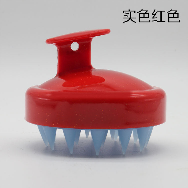 Silicone shampoo brush scalp massage brush shampoo comb adult shampoo massager Shun hair comb beauty tools