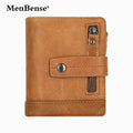 Men's Crazy Horse Leather Trifold Wallet | Aladinae