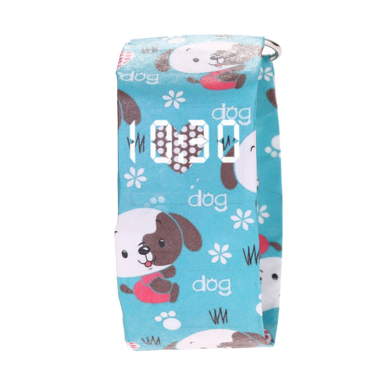 New style paper watch LED white light creative men and women cajiso black technology vibrato 36 colors optional spot wholesale