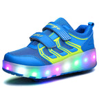 Manufacturers specialize in cross-border two-wheeled Heelys shoes for children, smooth roller shoes, boys and girls, skates, lights, wheel shoes