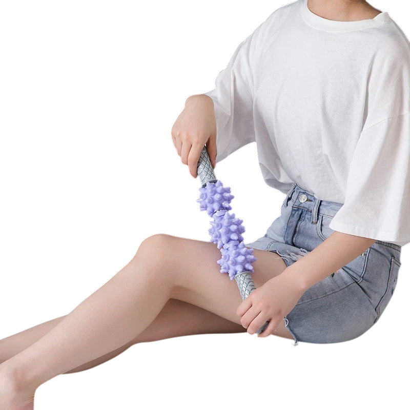 Thorn ball fitness massage stick leg roller wolf tooth fascia stick yoga massage roller