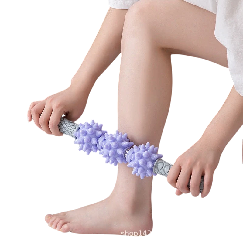 Thorn ball fitness massage stick leg roller wolf tooth fascia stick yoga massage roller