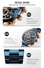 Curren / Karien new 8355 men's watch waterproof quartz six-pin calendar steel belt business men's watch