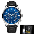 LIGE Men's Multifunction Quartz Watch