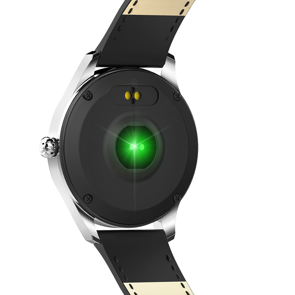 Women's Black Gold Smart Watch - Round Screen, Steel