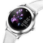 Women's Black Gold Smart Watch - Round Screen, Steel