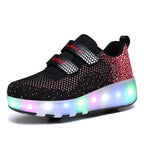 Manufacturers specialize in cross-border two-wheeled Heelys shoes for children, smooth roller shoes, boys and girls, skates, lights, wheel shoes