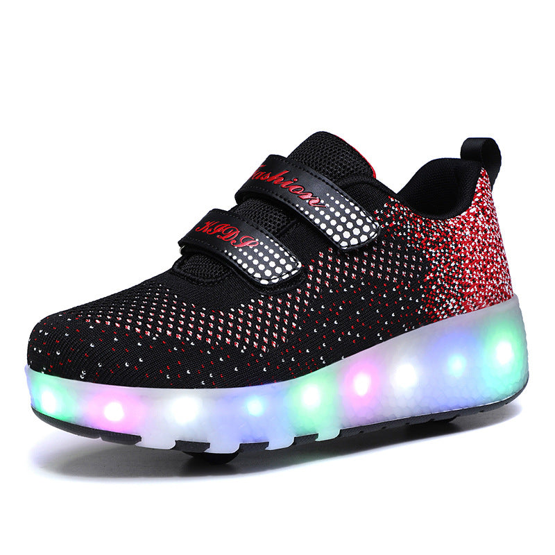 Manufacturers specialize in cross-border two-wheeled Heelys shoes for children, smooth roller shoes, boys and girls, skates, lights, wheel shoes
