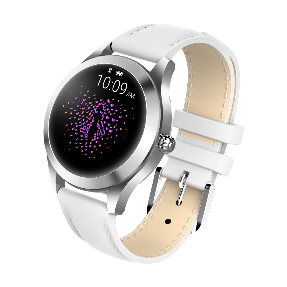 Women's Black Gold Smart Watch - Round Screen, Steel