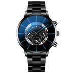 Men's Steel Quartz Watch w/ Date | Aladinae