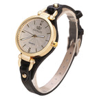 wish explosive quartz watch ladies leather thin strap pure color fashion women's gift watch women one piece dropshipping