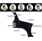 Transparent Beard Styling Comb & Ruler – 17-Piece Set | Aladinae