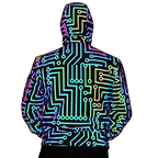 Unisex Reflective Rainbow Hip Hop Jacket | Aladinae