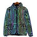 Unisex Reflective Rainbow Hip Hop Jacket | Aladinae