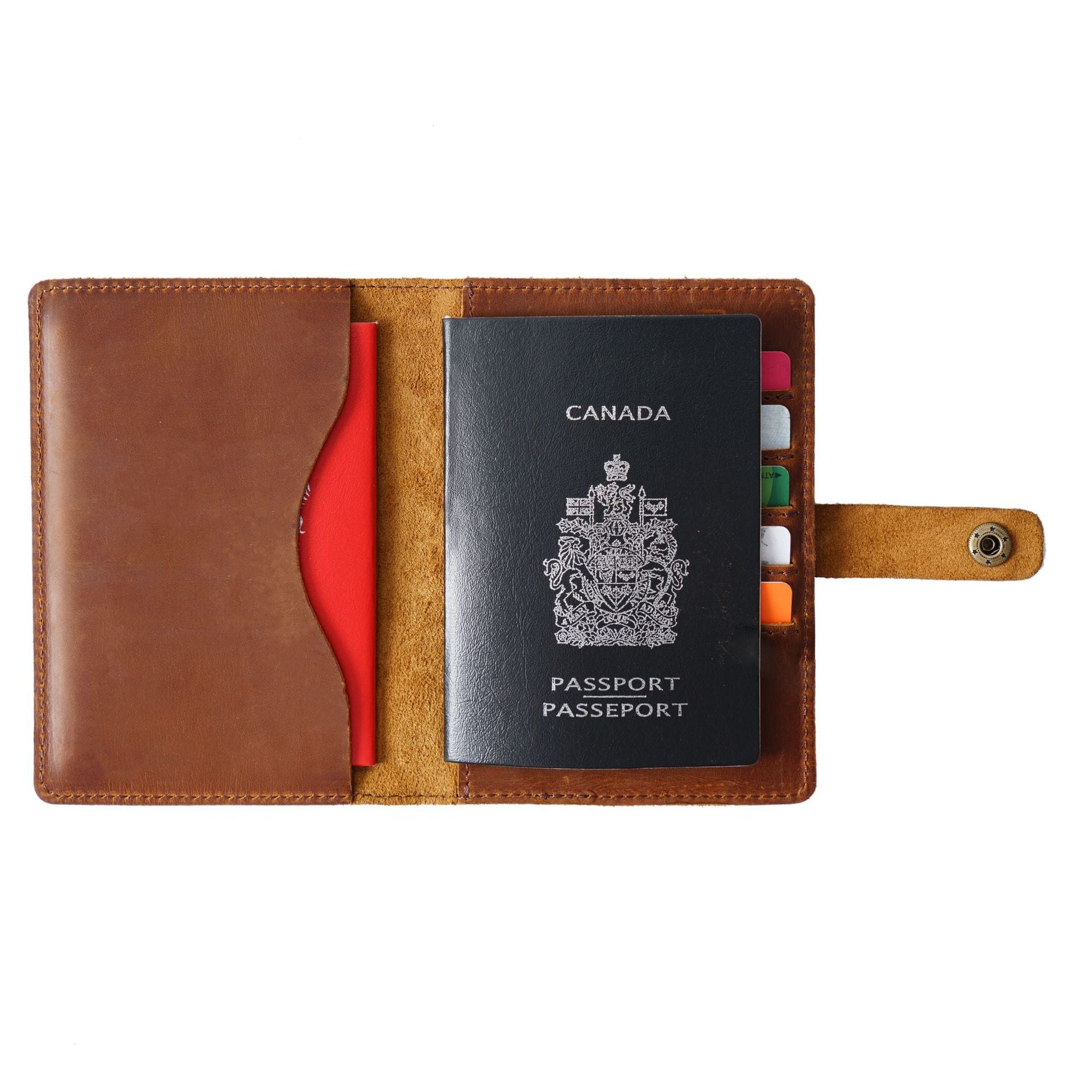 Genuine Leather Passport Holder & Travel Wallet | Aladinae