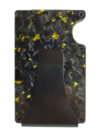 Men's RFID Metal Card Holder – Forged Carbon Design | Aladinae