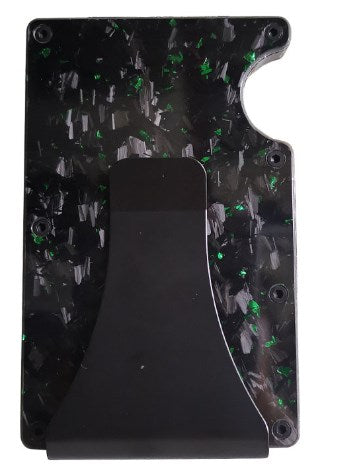 Men's RFID Metal Card Holder – Forged Carbon Design | Aladinae