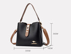 Bag women's bag new style 2021 Messenger shoulder bag women hit color fashion women's bucket bag women Europe and America one piece dropshipping
