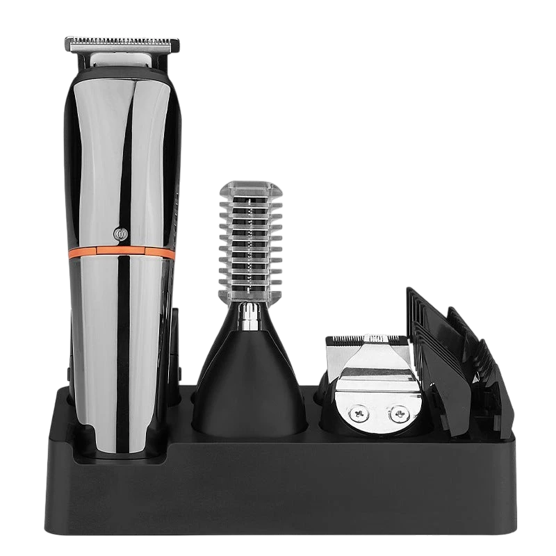 6-in-1 Men's Hair Clipper & Grooming Kit – Waterproof | Aladinae