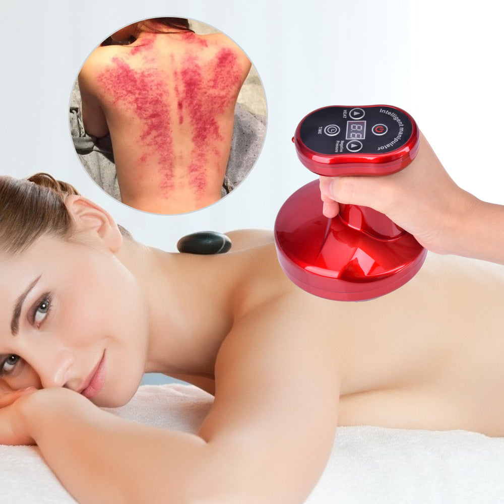 Cross-border explosive product electric scraping cupping device home health massage  fever physiotherapy instrument meridian dredging instrument