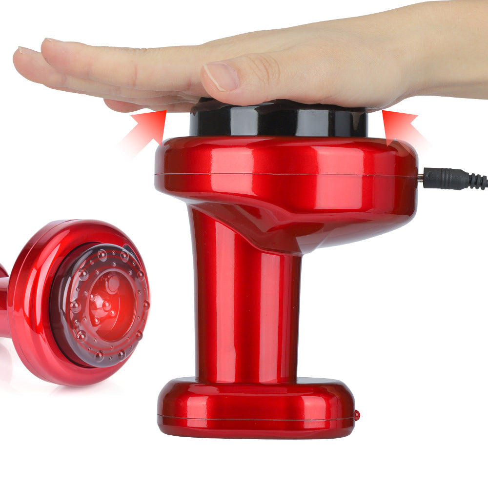 Cross-border explosive product electric scraping cupping device home health massage  fever physiotherapy instrument meridian dredging instrument