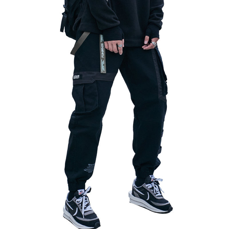 Men's Army Green Multi-Pocket Cargo Pants | Aladinae
