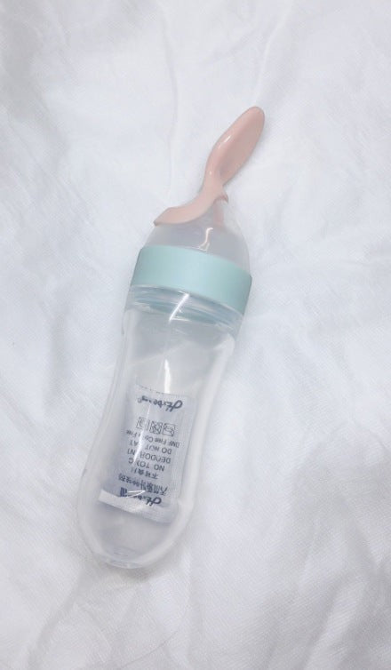 Baby Spoon Bottle Feeder Dropper Silicone Spoons for Feeding Medicine Kids Toddler Cutlery Utensils Children Accessories Newborn