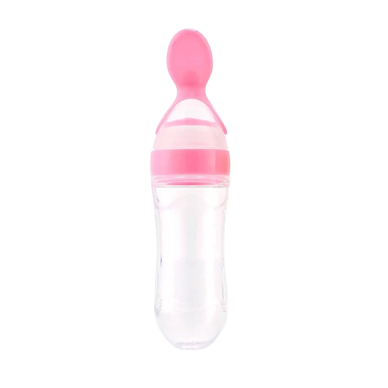 Baby Spoon Bottle Feeder Dropper Silicone Spoons for Feeding Medicine Kids Toddler Cutlery Utensils Children Accessories Newborn