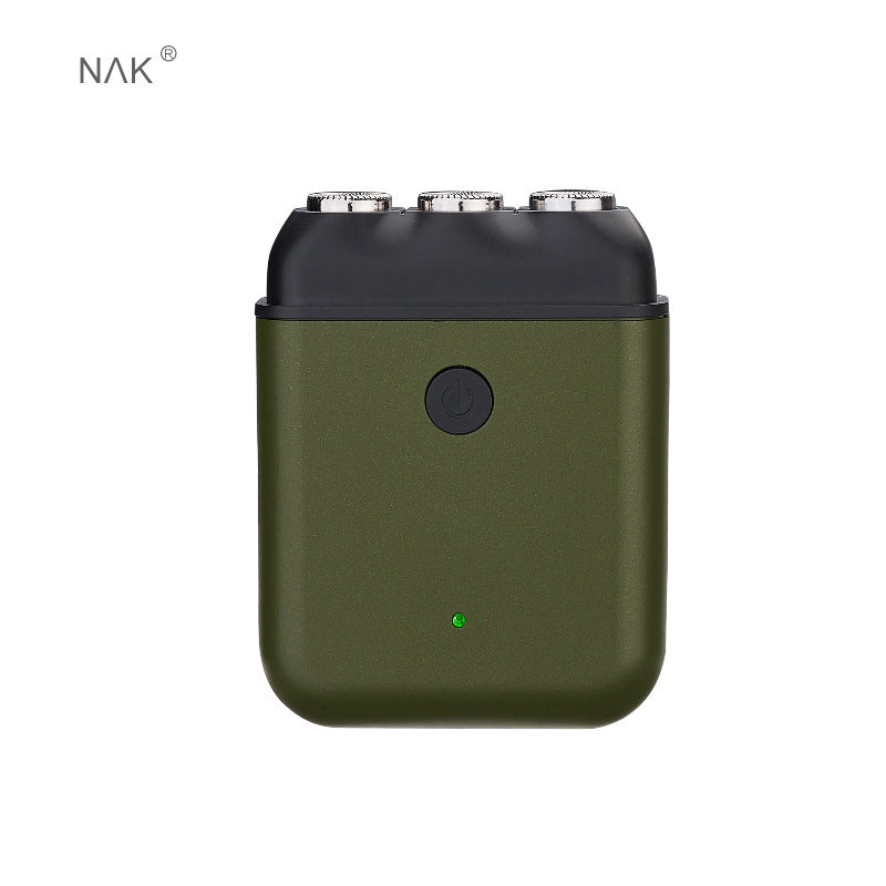 NAK3000 Mini 3-Blade Electric Shaver – Rechargeable | Aladinae