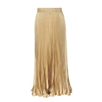 Glossy pleated skirt long accordion skirt long skirt skirt