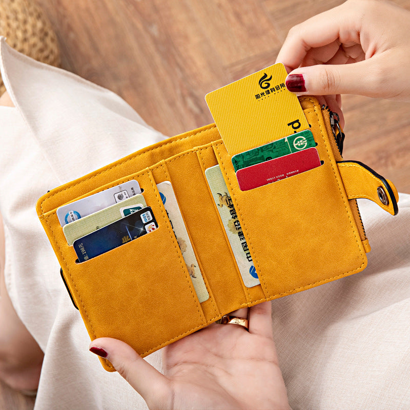 Women's Korean Style Multi-Card Wallet | Aladinae