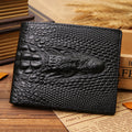 Men's Crocodile Print Genuine Leather Wallet | Aladinae