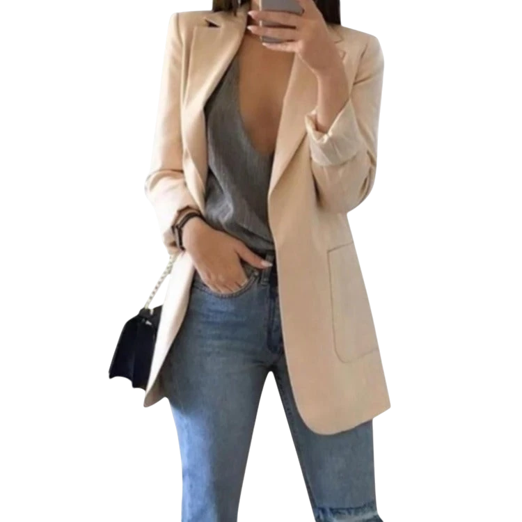 Women's European and American hot style slim suit jacket