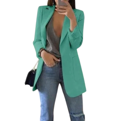Women's European and American hot style slim suit jacket
