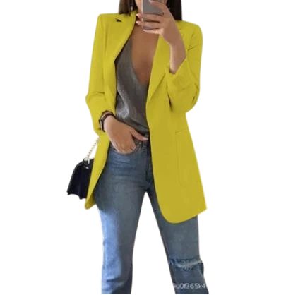 Women's European and American hot style slim suit jacket