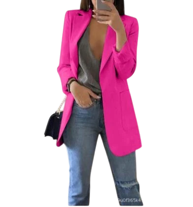 Women's European and American hot style slim suit jacket