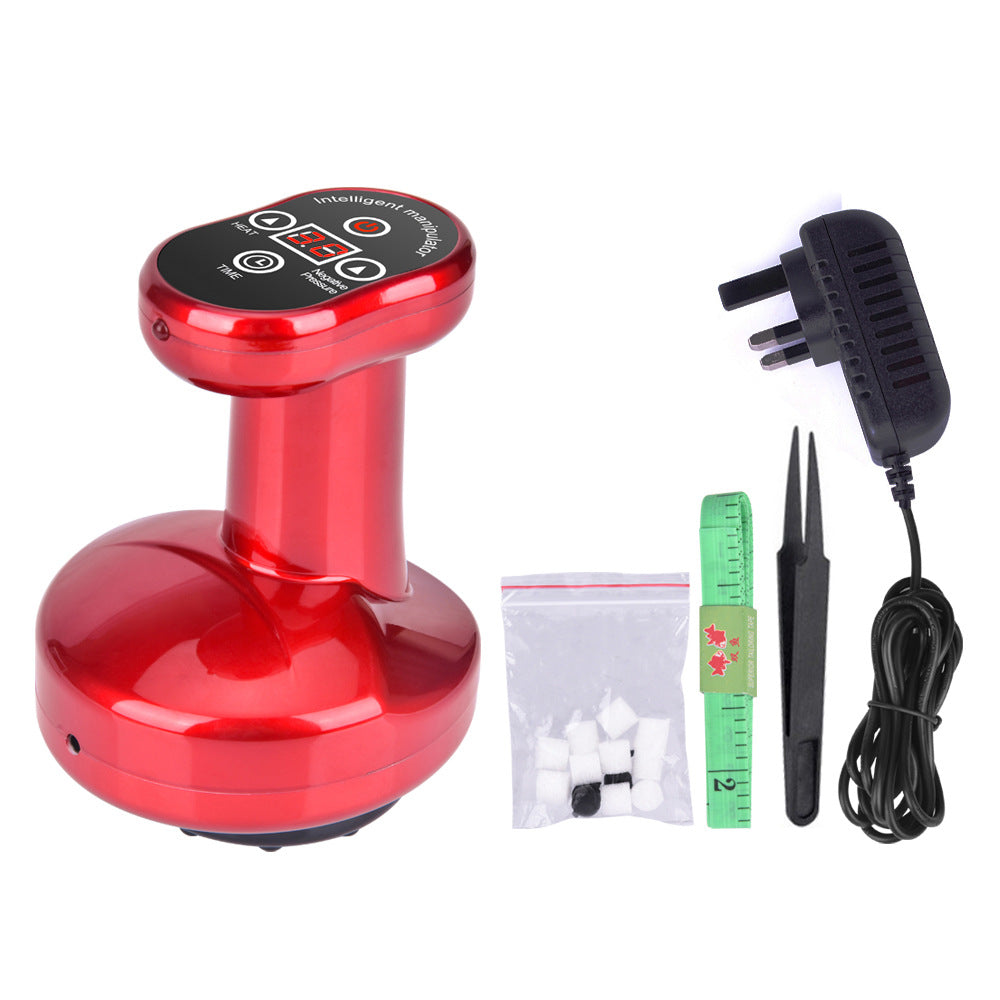Cross-border explosive product electric scraping cupping device home health massage  fever physiotherapy instrument meridian dredging instrument